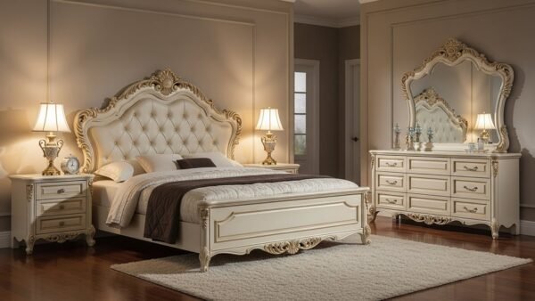 Classic Bed Design in Pakistan Chinioti Furniture
