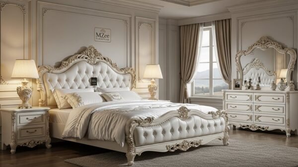 Classic Bed Design in Pakistan Chinioti Furniture