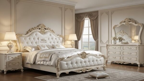 Classic Bed Design in Pakistan Chinioti Furniture