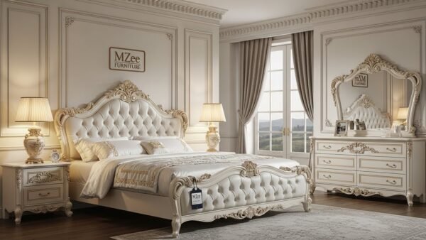 Classic Bed Design in Pakistan Chinioti Furniture
