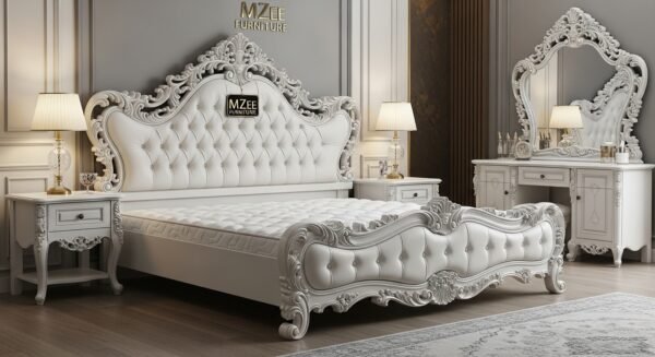 Solid Wood Bed & Luxury Wooden Furniture in UAE