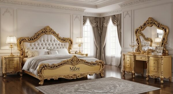 Solid Wood Bed & Luxury Wooden Furniture in UAE