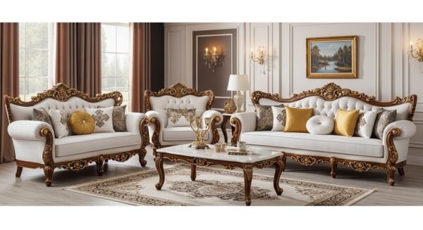 Order now Wooden Sofa at Best Price in Pakistan Budget-Friendly 3 seater or 5 seater or 7 seater
