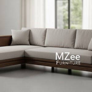 MZee L shape sofa design 2025 with table for living room