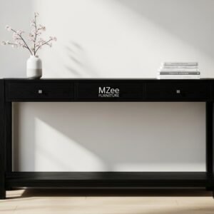 solid-wood-console-table-with-drawers-black-&-hallway-tables