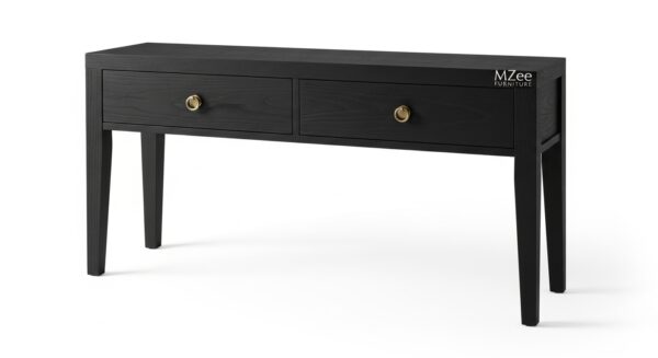 solid-wood-console-table-with-drawers-black-&-hallway-tables