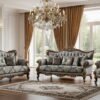 Luxury Sofa Set in UK & Pakistan Leather & Velvet MZee Furniture