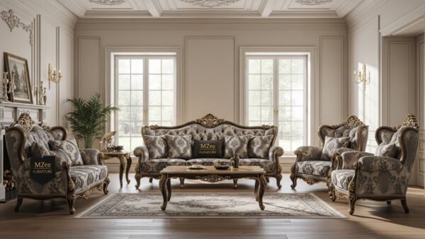 Luxury Sofa Set in UK & Pakistan Leather & Velvet MZee Furniture