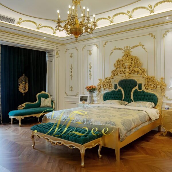 Solid Wood Mzee Bed Set – Durable & Elegant Bedroom Furniture