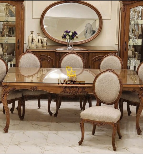 Luxury Dining Table for 12 in Pakistan | Solid Wood 12 Seater by MZee Furniture Chiniot