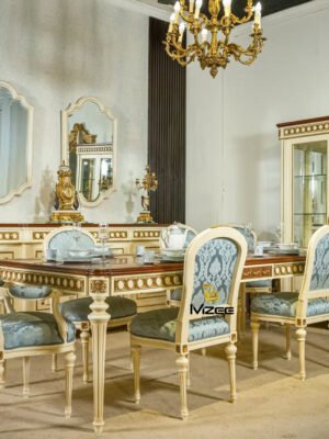 Dining Table for 6, 8 & 12 Persons in Pakistan – Solid Wood by MZee Furniture Chiniot
