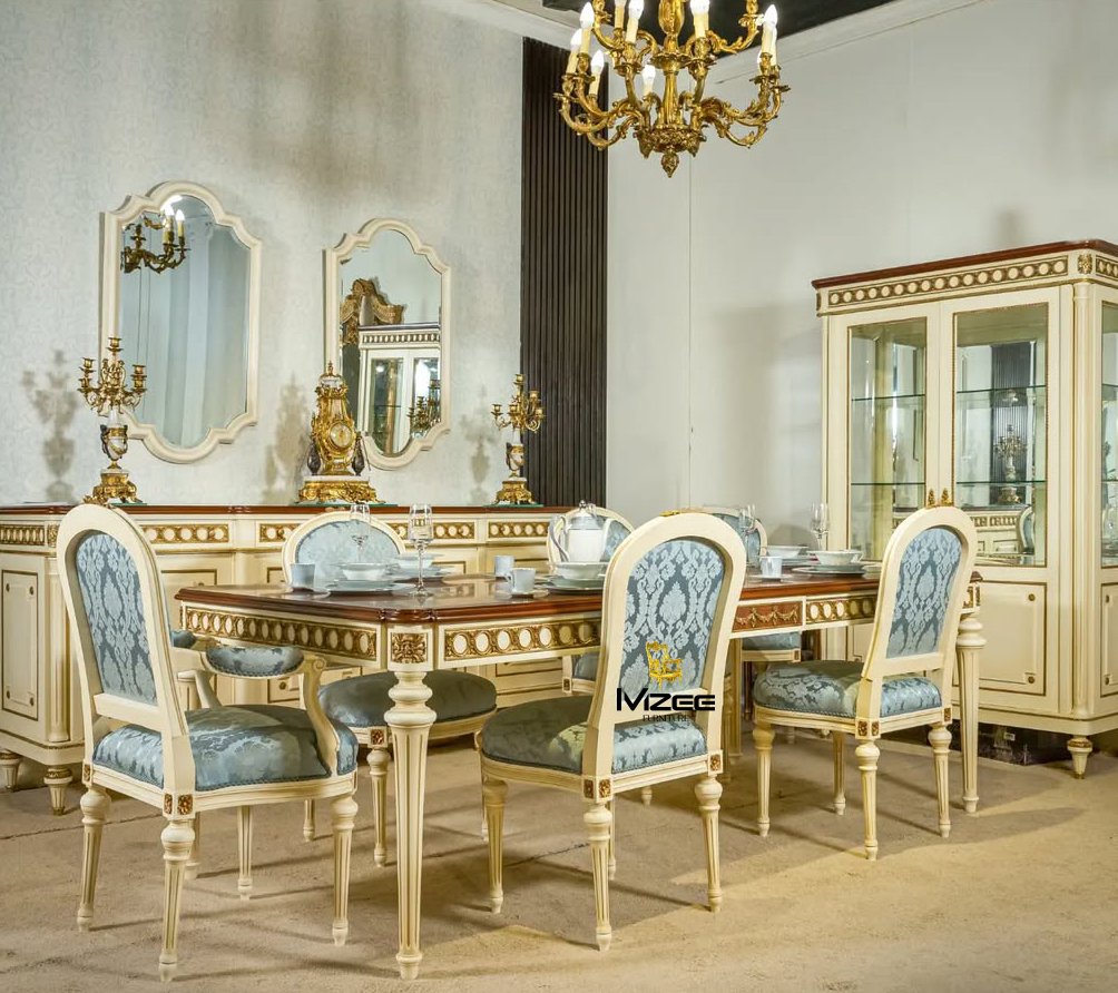 Dining Table for 6, 8 & 12 Persons in Pakistan – Solid Wood by MZee Furniture Chiniot