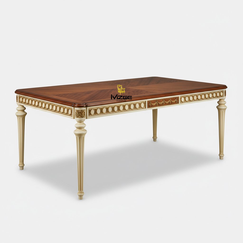 Dining Table for 6, 8 & 12 Persons in Pakistan – Solid Wood by MZee Furniture Chiniot