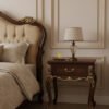 Luxury Wood King Size Bed Set Bedroom Furniture Home Decor