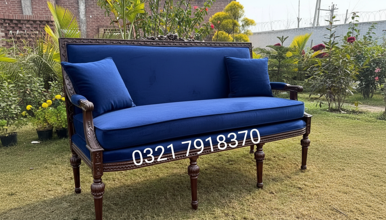 Premium Wooden Sofa Set Online – Solid Wood Sofa for Living Room