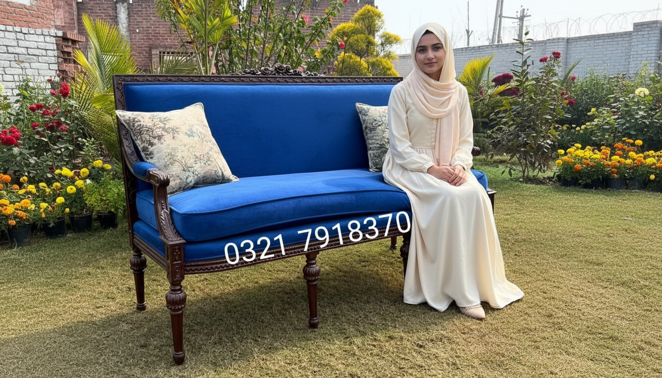 Premium Wooden Sofa Set Online – Solid Wood Sofa for Living Room