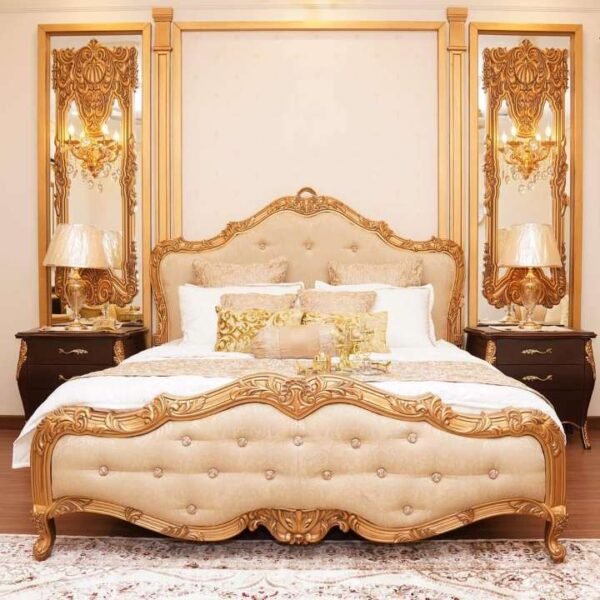 Sheesham Bed Design Pakistan – Solid Wood Luxury Beds for Modern Homes