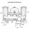 Luxury Dining Table for 12 in Pakistan | Solid Wood 12 Seater by MZee Furniture Chiniot