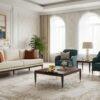 classic sofa set with price by MZee Furniture
