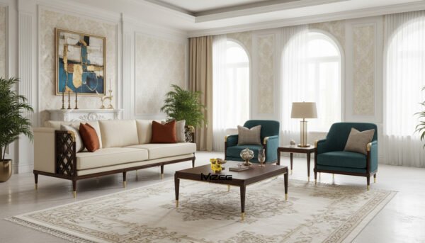 classic sofa set with price by MZee Furniture