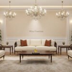 classic sofa set with price by MZee Furniture