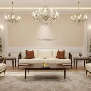 classic sofa set with price by MZee Furniture