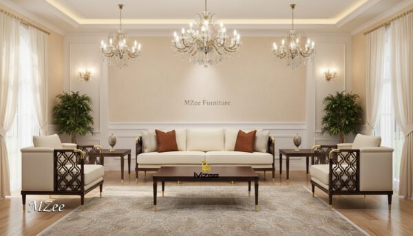 classic sofa set with price by MZee Furniture