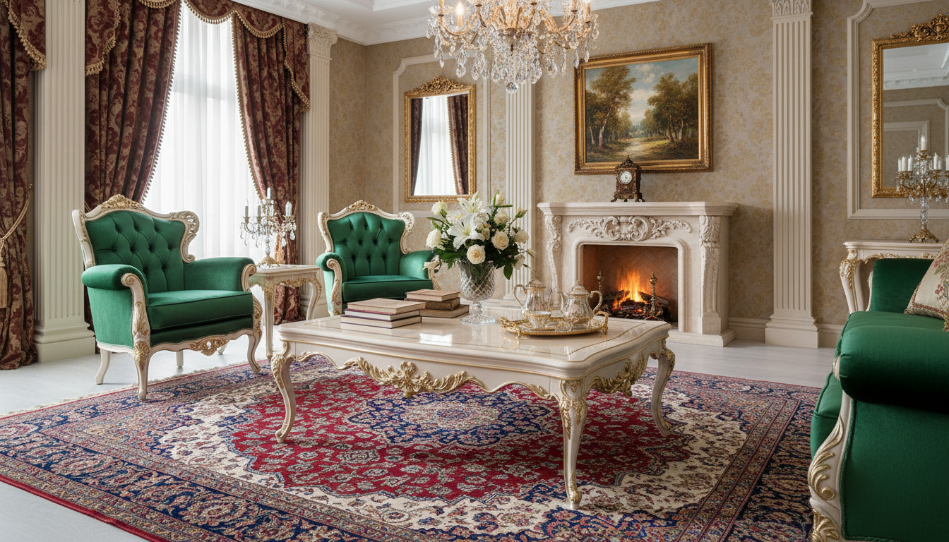 Wooden Center Table for Living Room – Solid Wood Coffee Table (Premium Finish)