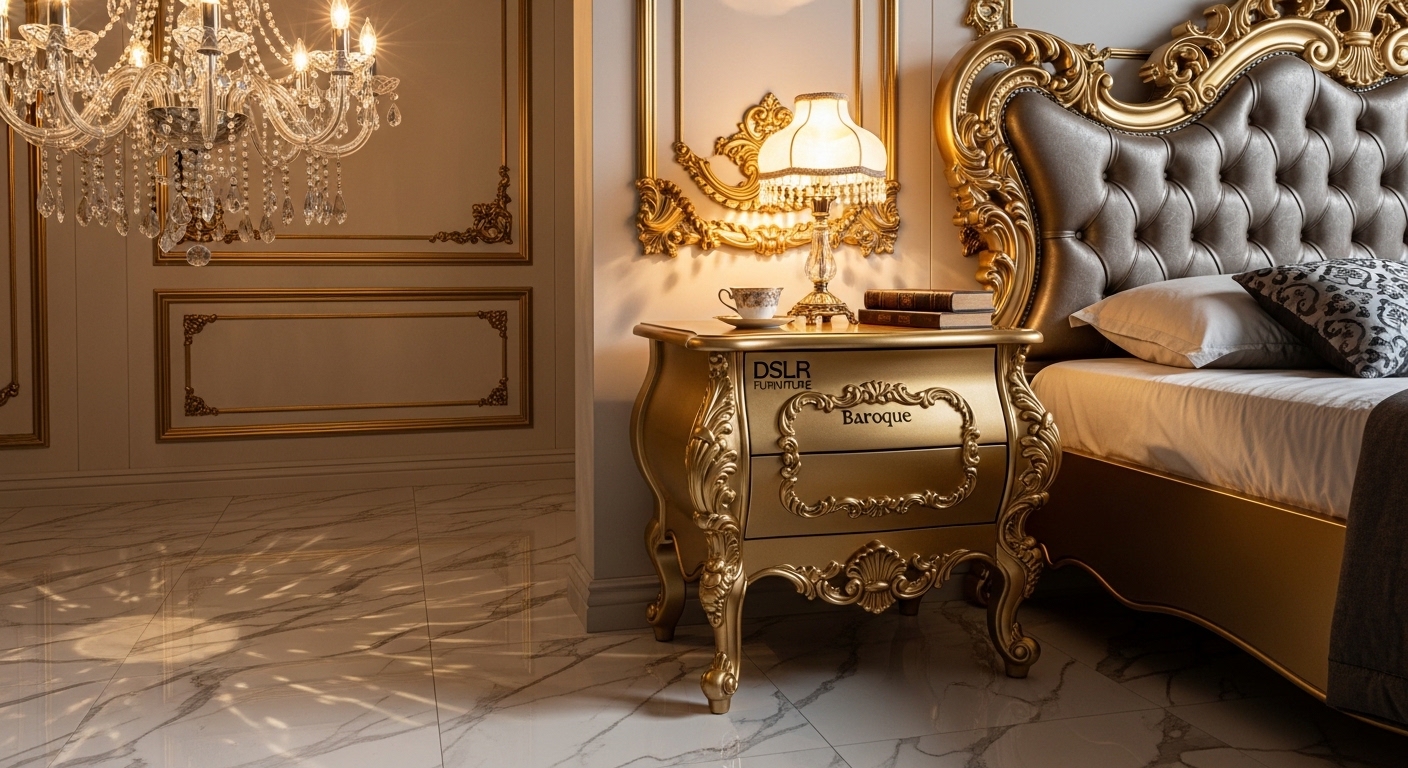 Wooden Nightstand with Drawer – Solid Wood Bedside Table for Modern Bedrooms (USA, UK, Pakistan, Türkiye)