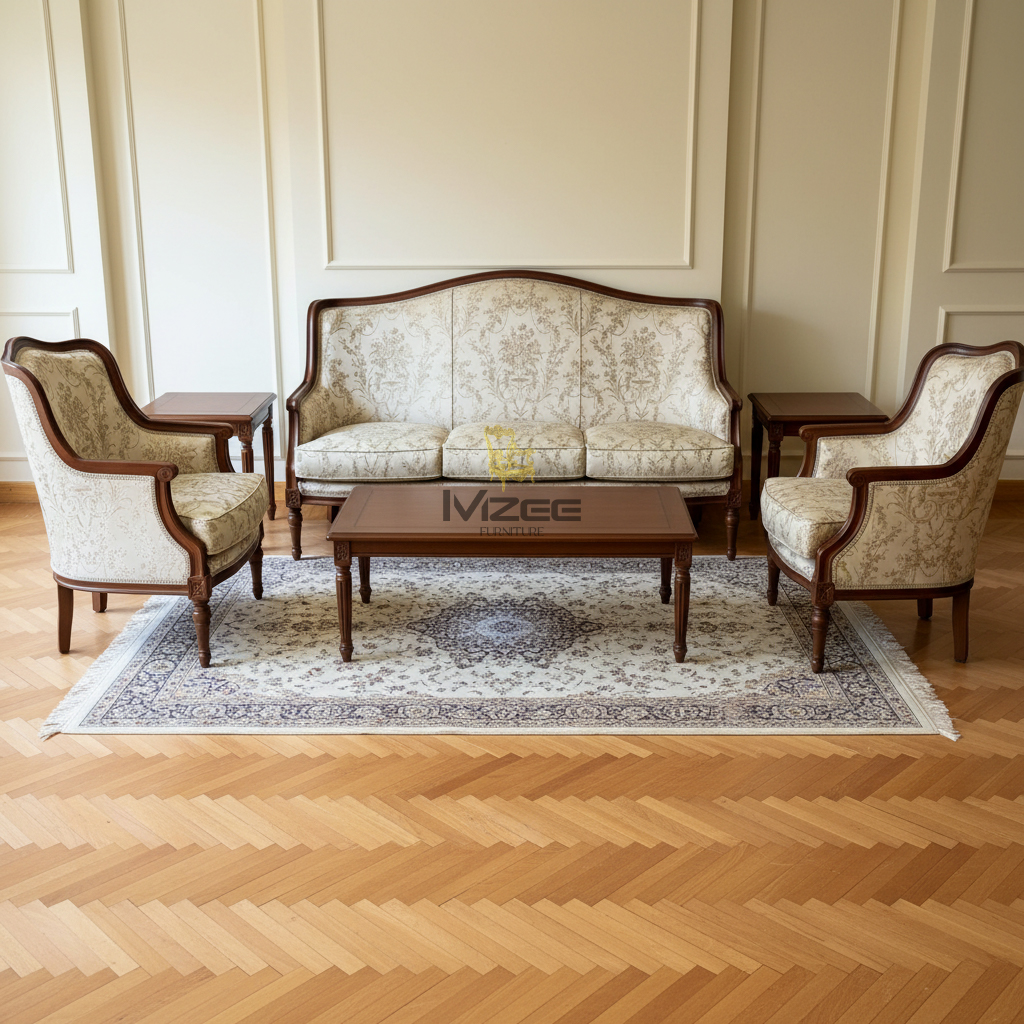 Wooden Sofa Set 3+2 Seater