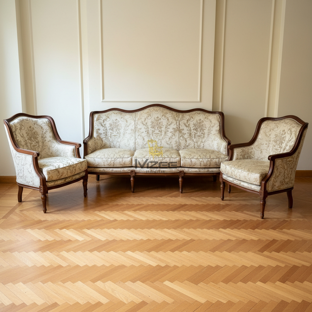 Wooden Sofa Set 3+2 Seater