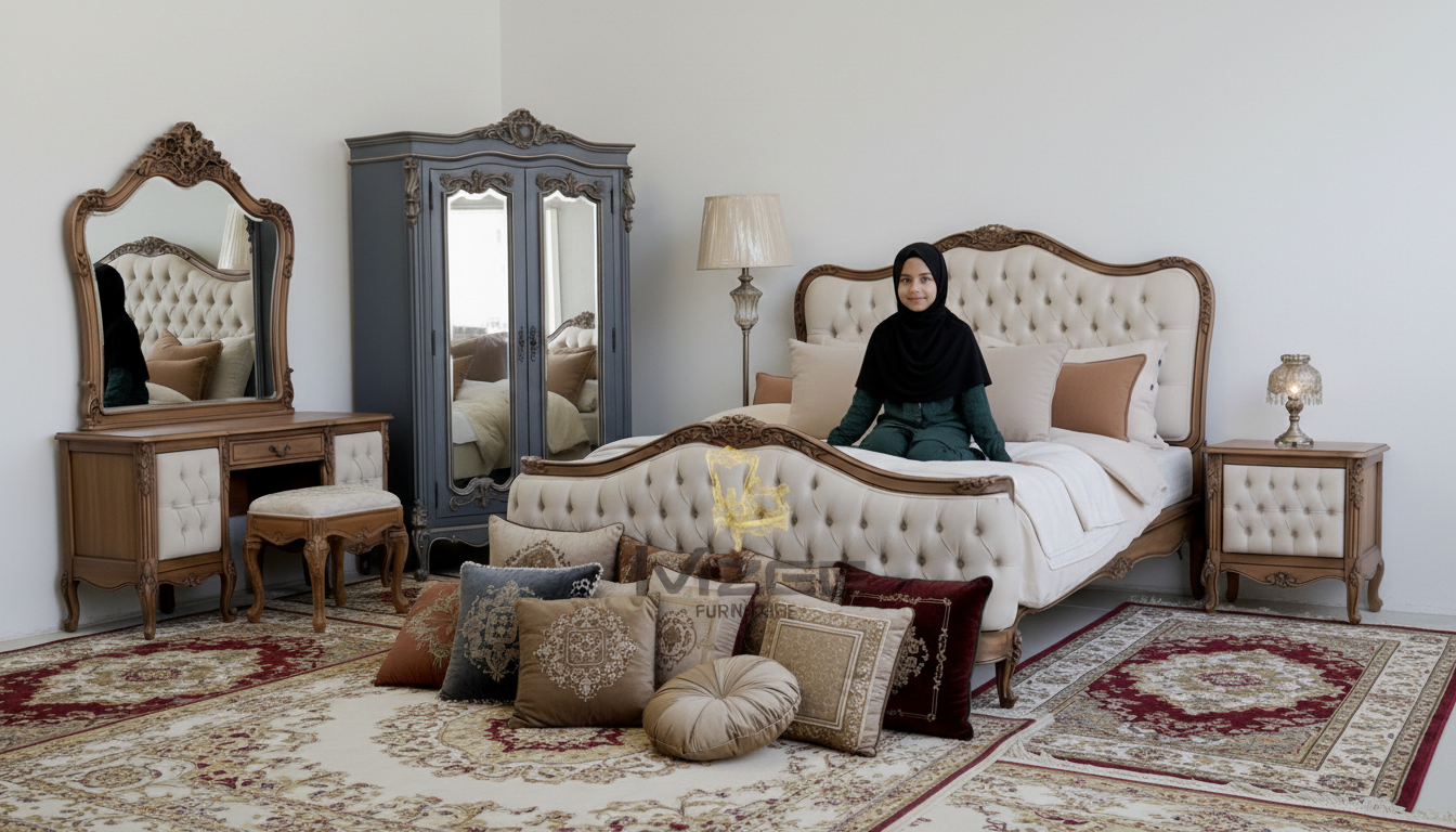 Cheap Bed Set Price in Pakistan – Solid Wood Bedroom Set