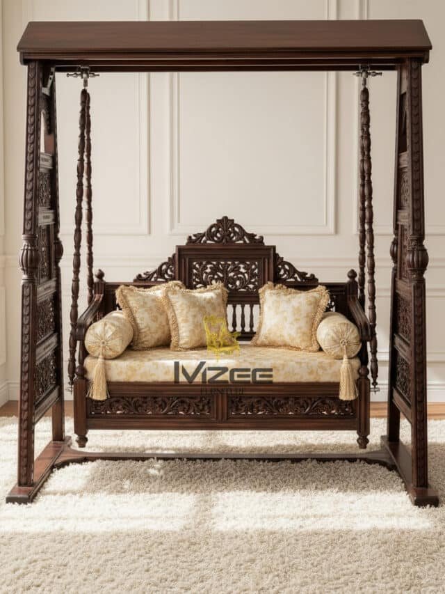 wooden jhoola wooden porch swing