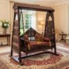 wooden jhoola wooden porch swing