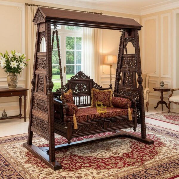 wooden jhoola wooden porch swing