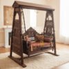 wooden jhoola wooden porch swing