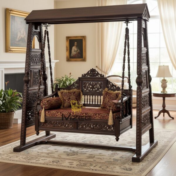 wooden jhoola wooden porch swing