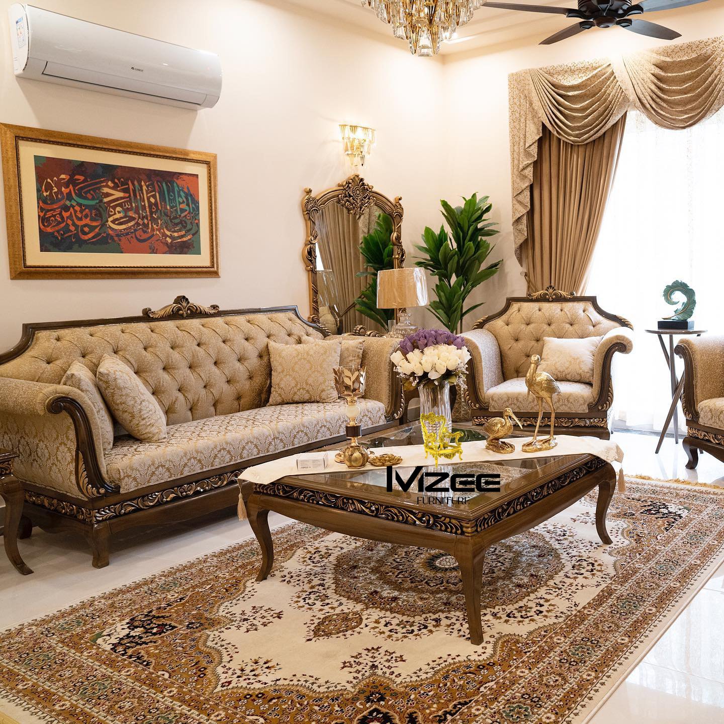 Chinioti Sofa Price in Pakistan MZee Handcrafted Luxury Wooden Sofa Sets