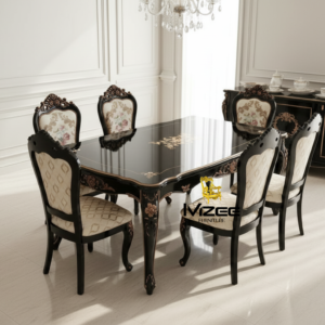 Shop the MZee wooden dining table 8 seater price in Pakistan Chinioti furniture