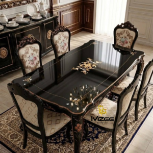 Shop the MZee wooden dining table 8 seater price in Pakistan Chinioti furniture