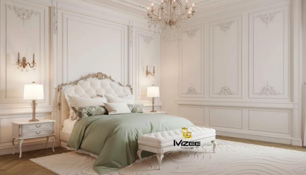 luxury queen bed frame modern-upholstered