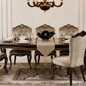 Chinioti Dining Table – Luxury Sheesham Wood Design