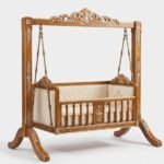 Luxury Baby Swing in Sheesham Wood MZee SJ001