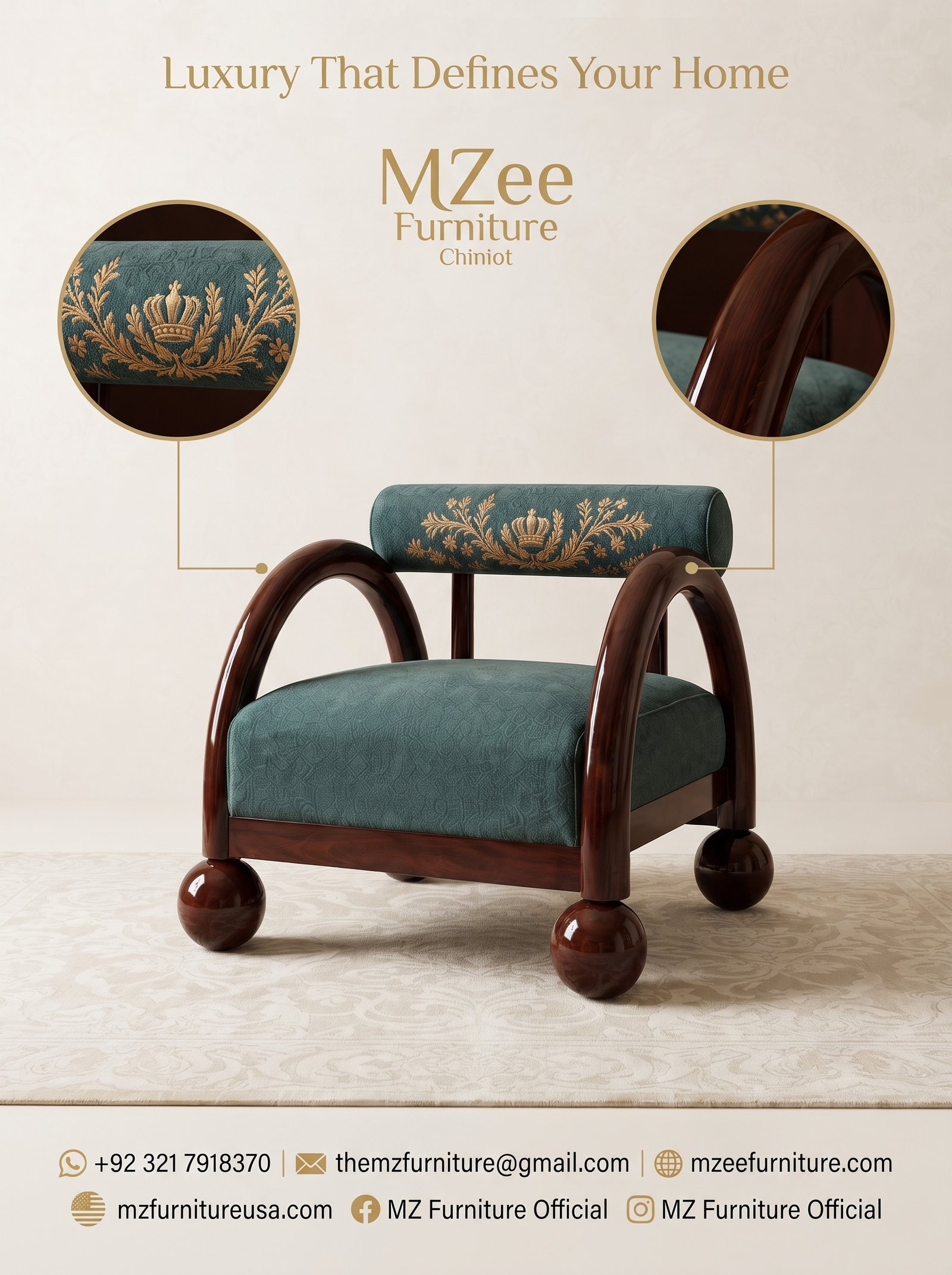 turkish arm chair