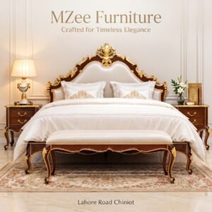 Italian King bed Luxury Italian Design MZ Furniture