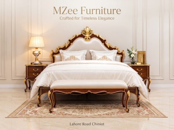 Italian King bed Luxury Italian Design MZ Furniture