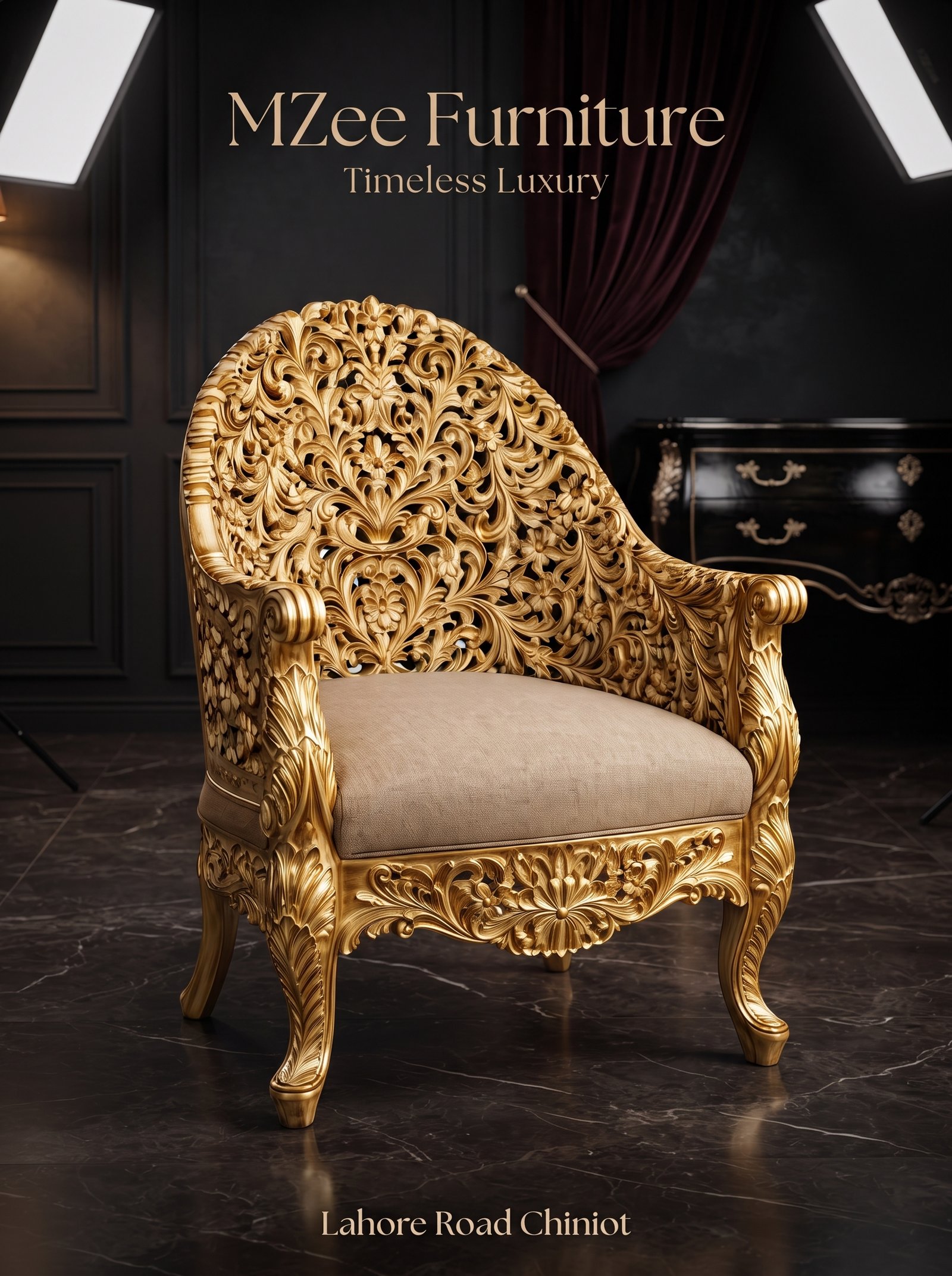 King Bedroom Chair BC003 MZ Furniture