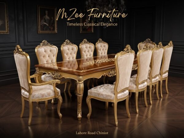 Royal Dining Table for 8 MZ Furniture