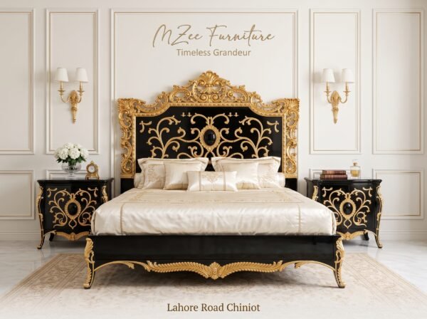 Royal King Bed Luxury Bedroom Furniture