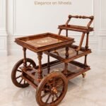 Royal Tea Trolley Luxury Wooden Serving Cart